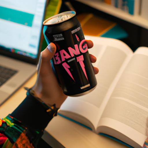 Many students turn to energy drinks like Bang to power through long study sessions, but it's important to be mindful of caffeine intake.
