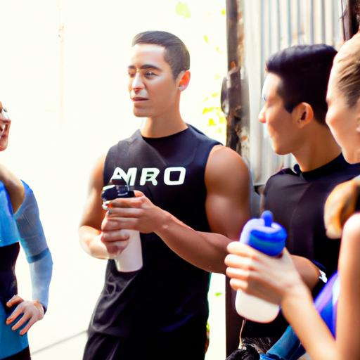 Get pumped up with Mio Energy Caffeine before hitting the gym with friends.