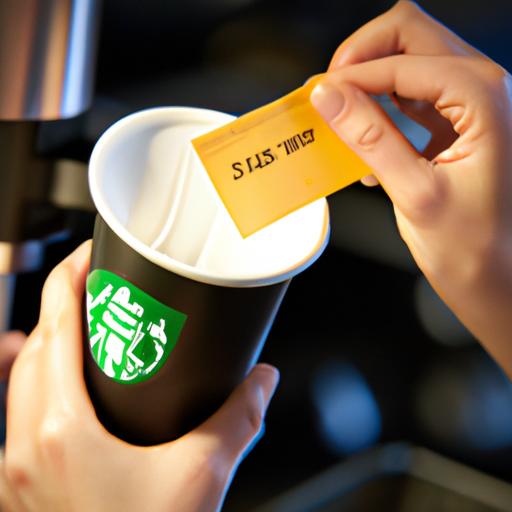 A Starbucks barista prepares a drink with the exact amount of caffeine for a customer's preference.